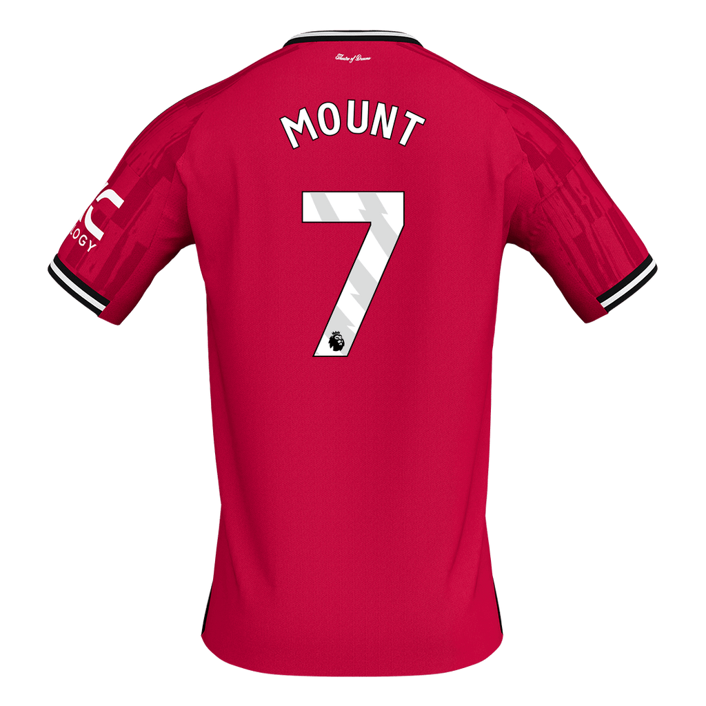 MOUNT #7 Manchester United Home Football Shirt 2025/26