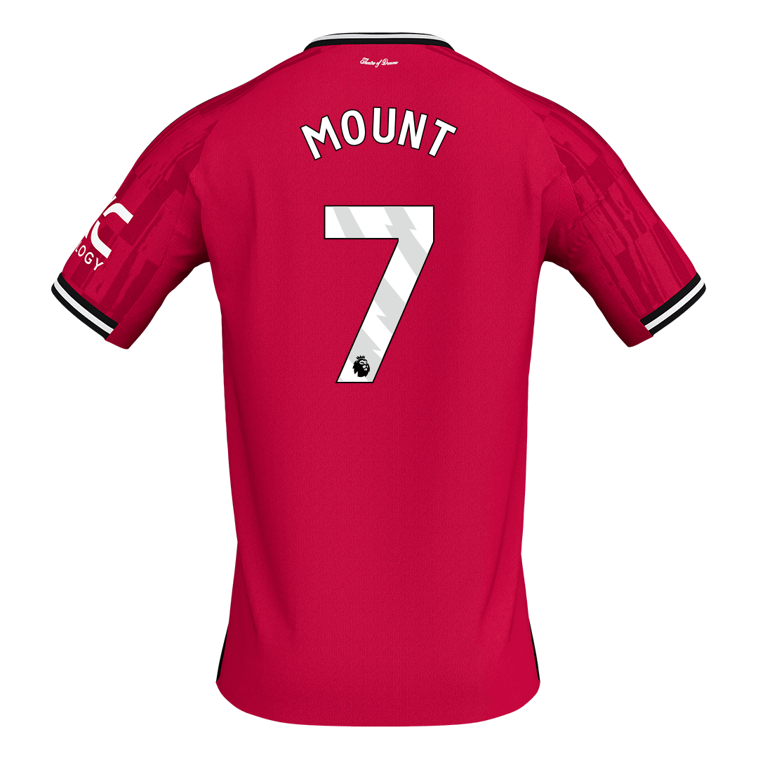 MOUNT #7 Manchester United Home Football Shirt 2025/26