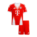 Kid's Bayern Munich Home Football Shirt Kit(Jersey+Shorts) 2025/26 Red