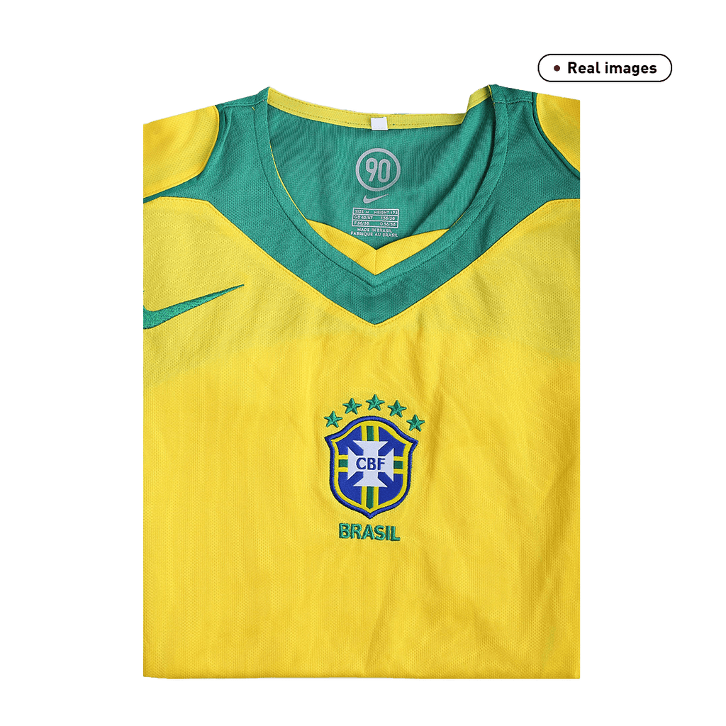 Retro 2004 Brazil Home Football Shirt