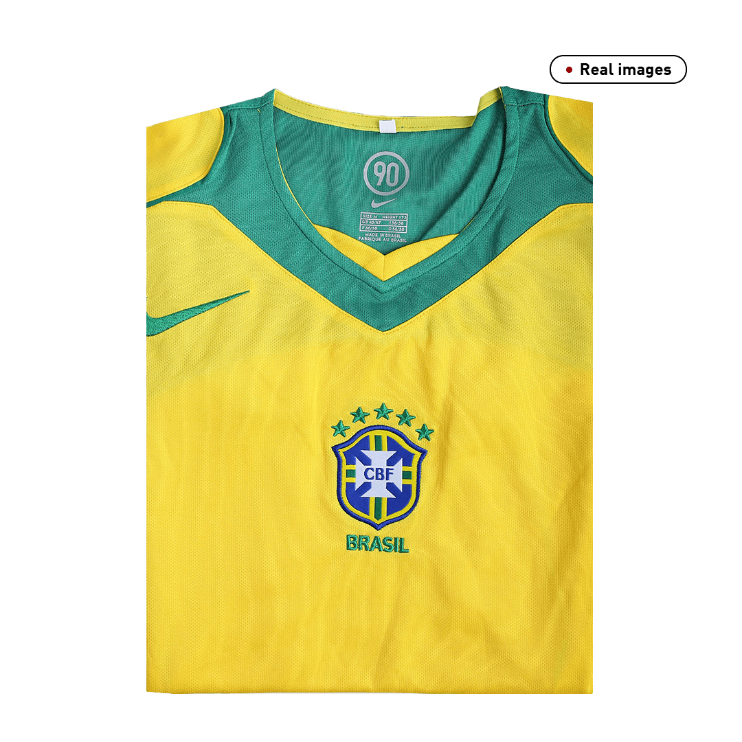 Retro 2004 Brazil Home Football Shirt