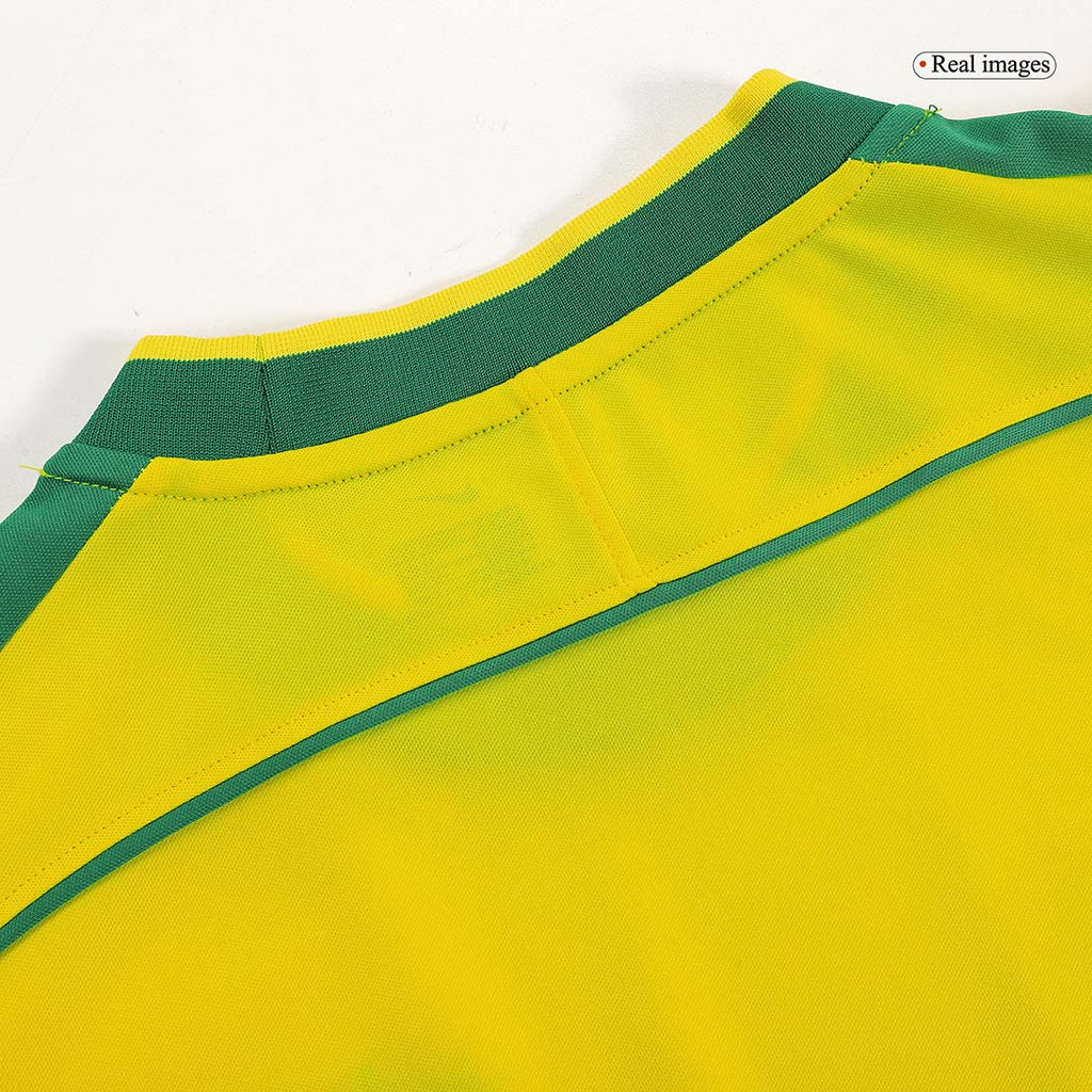 CAFU #2 Retro 1998 Brazil Home Football Shirt - World Cup