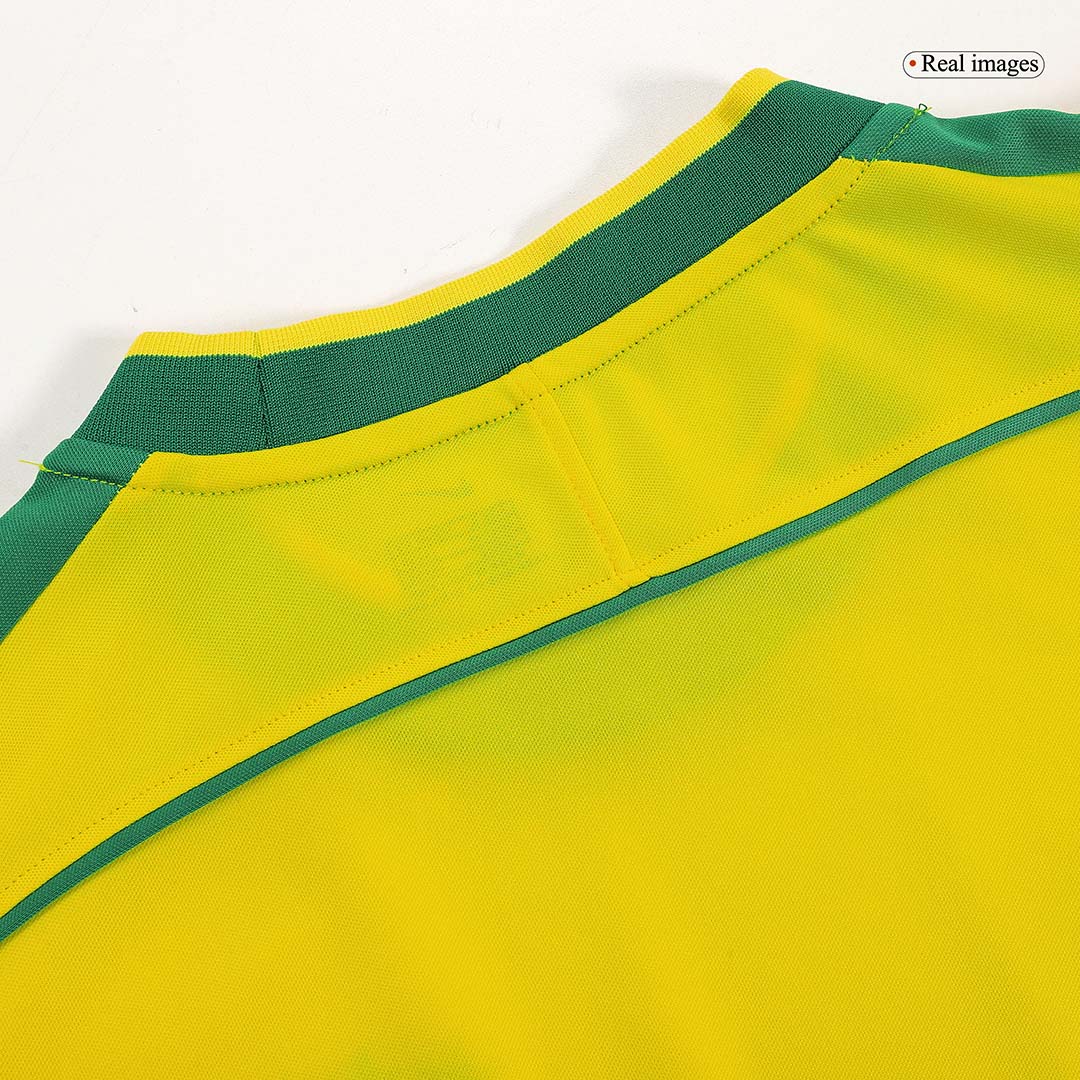 CAFU #2 Retro 1998 Brazil Home Football Shirt - World Cup