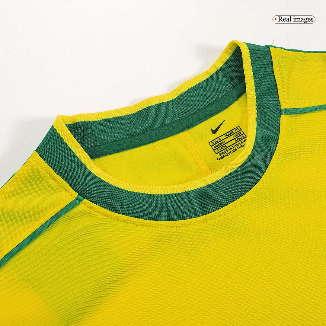 CAFU #2 Retro 1998 Brazil Home Football Shirt - World Cup
