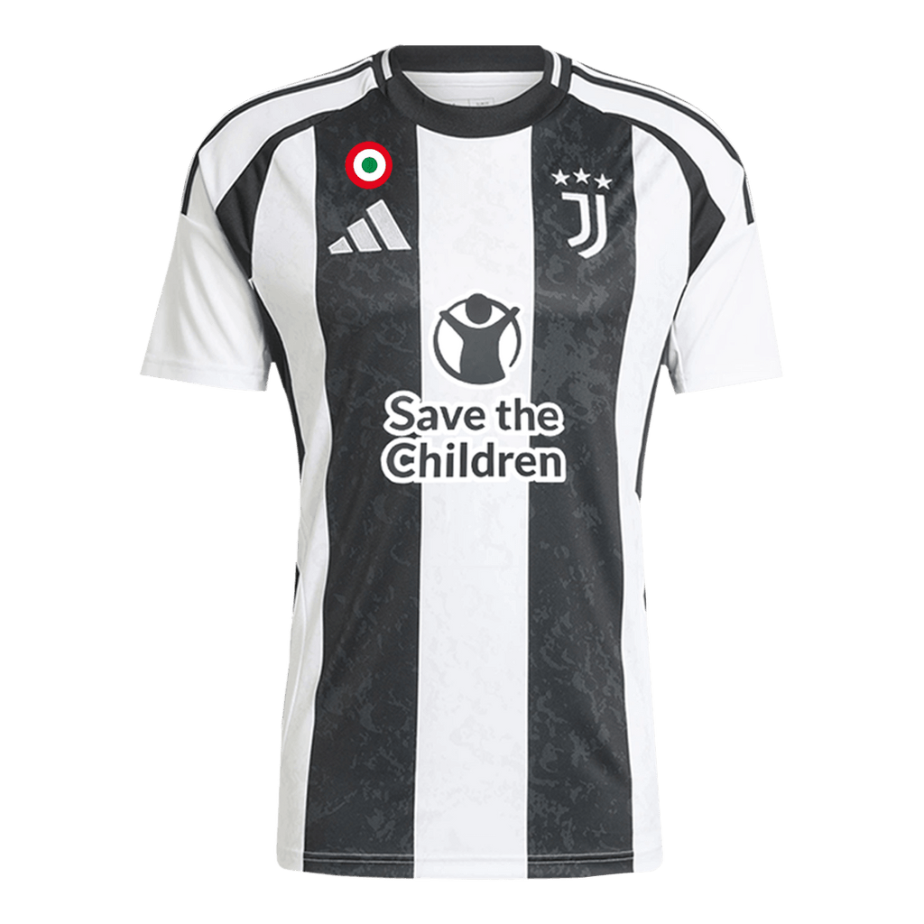 Juventus Home Football Shirt 2024/25- Save The Children Sponsor