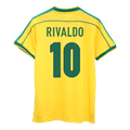 RIVALDO #10 Retro 1998 Brazil Home Football Shirt - World Cup