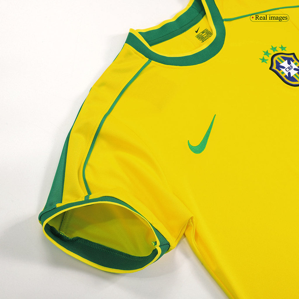 RIVALDO #10 Retro 1998 Brazil Home Football Shirt - World Cup