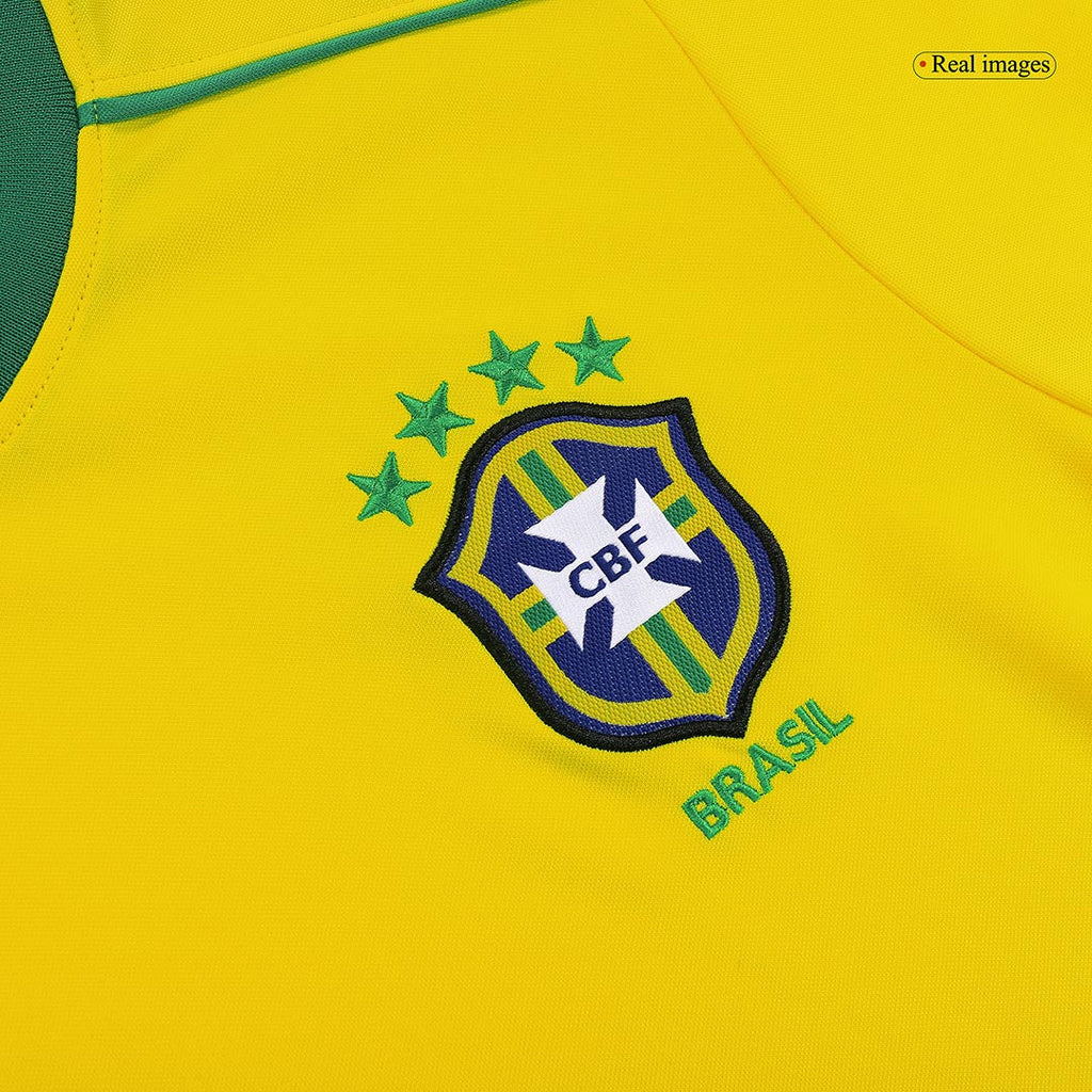 RIVALDO #10 Retro 1998 Brazil Home Football Shirt - World Cup
