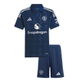 Kid's Manchester United Away Football Shirt Kit (Shirt+Shorts) 2024/25
