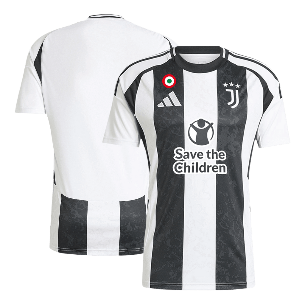 Juventus Home Football Shirt 2024/25- Save The Children Sponsor