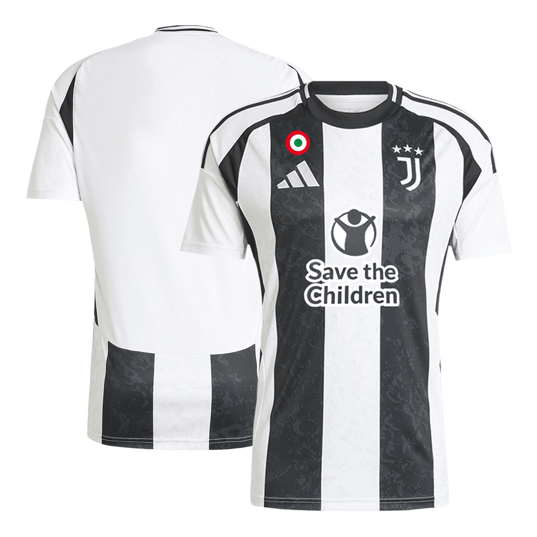 Juventus Home Football Shirt 2024/25- Save The Children Sponsor