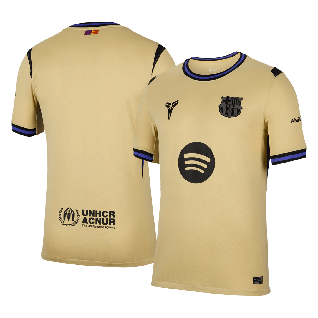 Barcelona Away Football Shirt 2025/26 Yellow