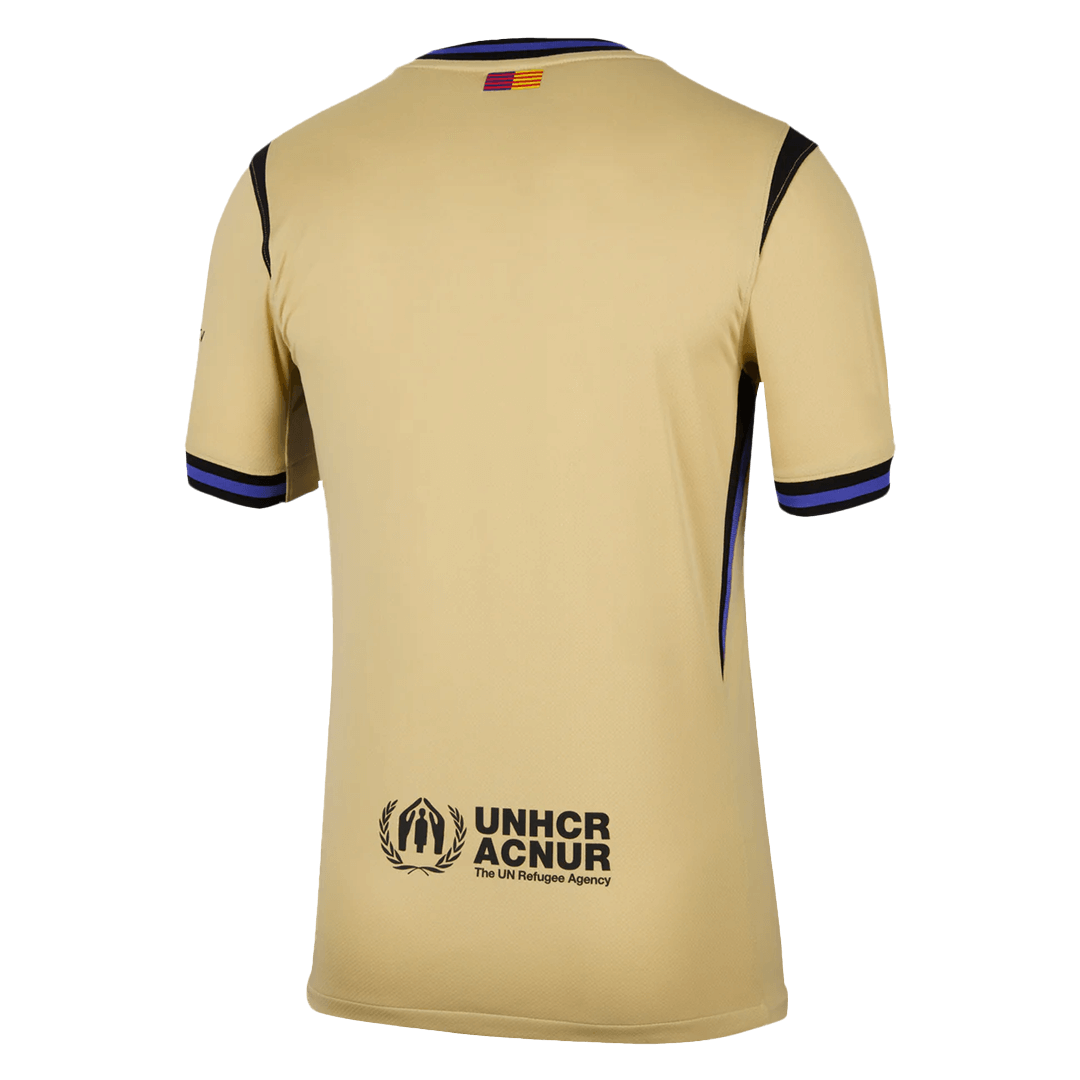 Barcelona Away Football Shirt 2025/26 Yellow