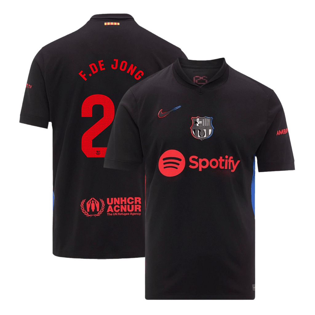 F.DE JONG #21 Barcelona Away Football Shirt 2024/25