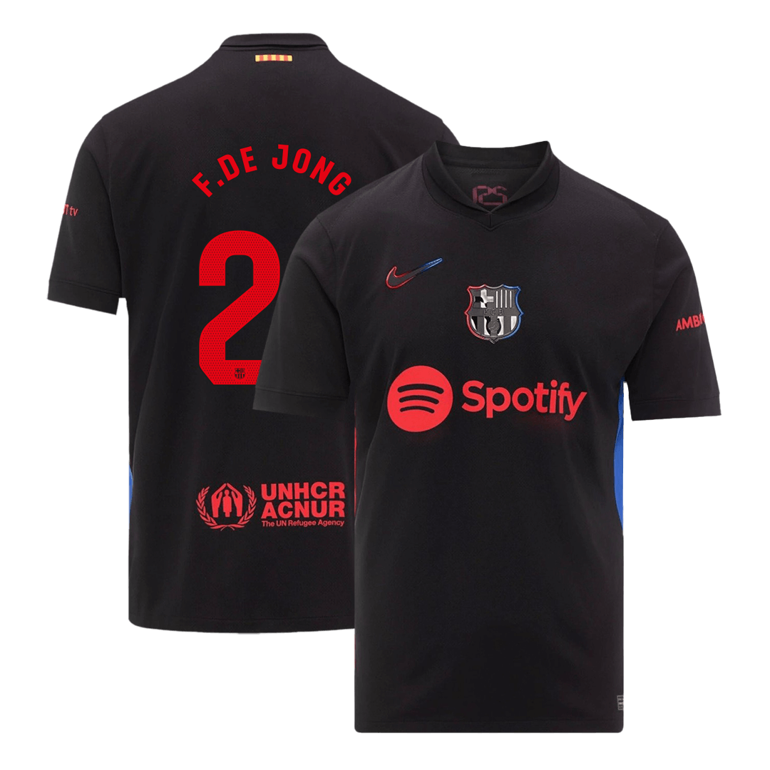 F.DE JONG #21 Barcelona Away Football Shirt 2024/25