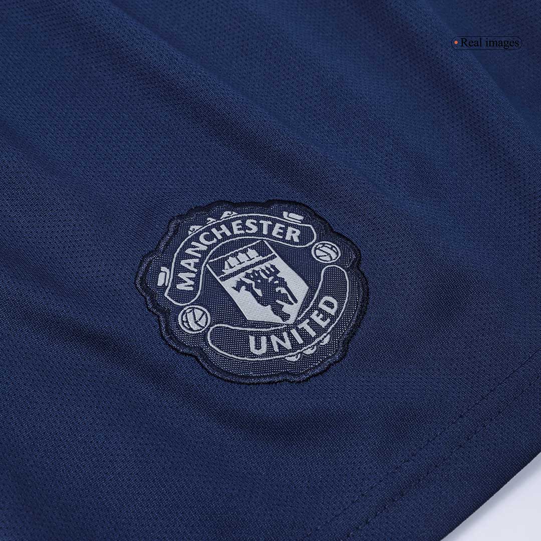 Kid's Manchester United Away Football Shirt Kit (Shirt+Shorts) 2024/25
