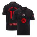 LAMINE YAMAL #19 Barcelona Away Football Shirt 2024/25 - Spotify Logo Without Text