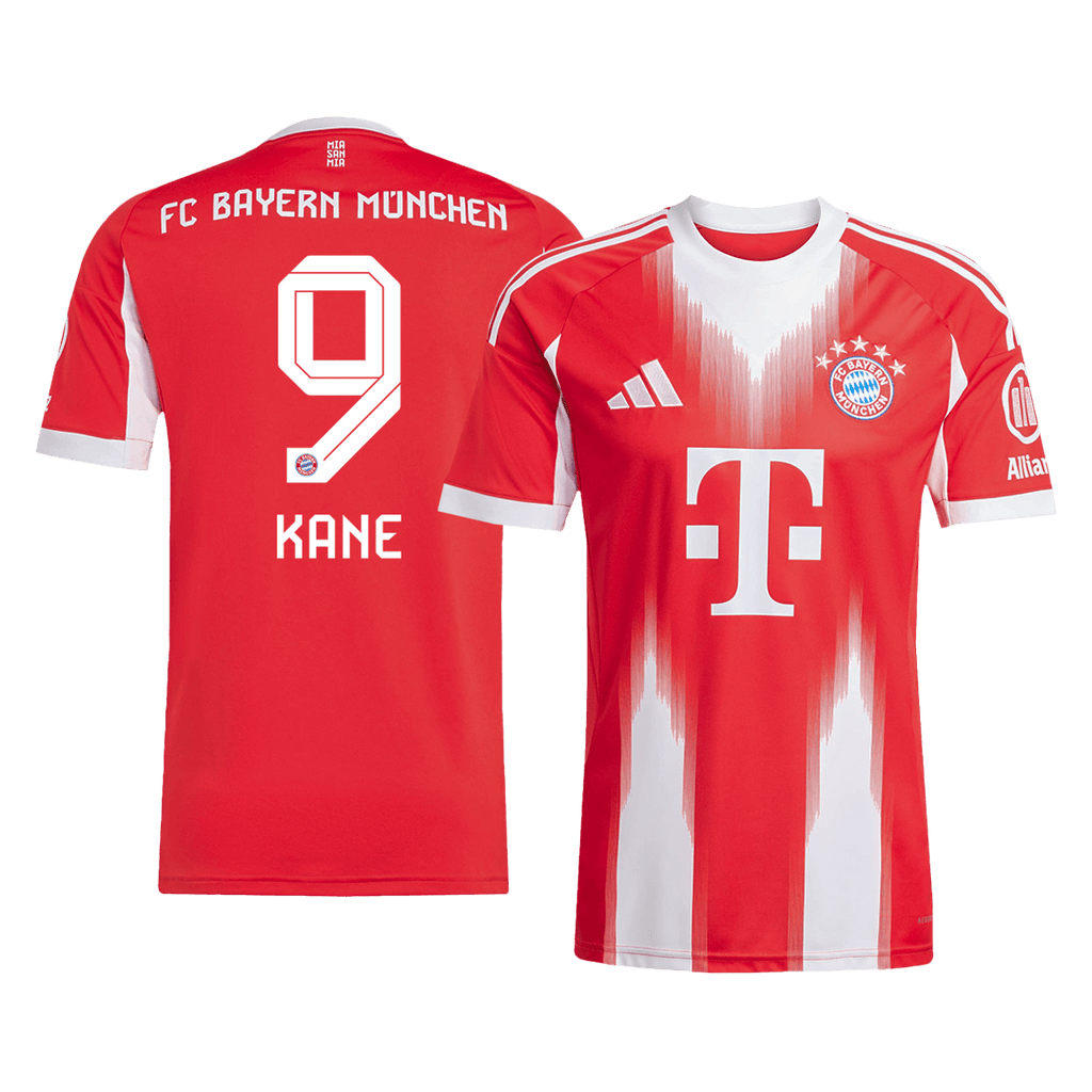 KANE #9 Bayern Munich Home Football Shirt 2025/26 Red