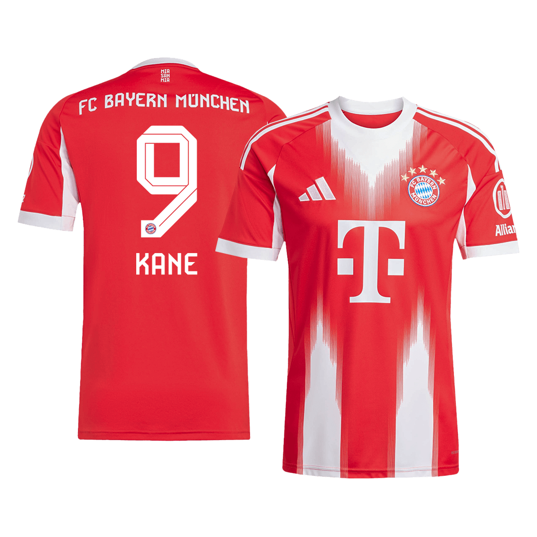 KANE #9 Bayern Munich Home Football Shirt 2025/26 Red