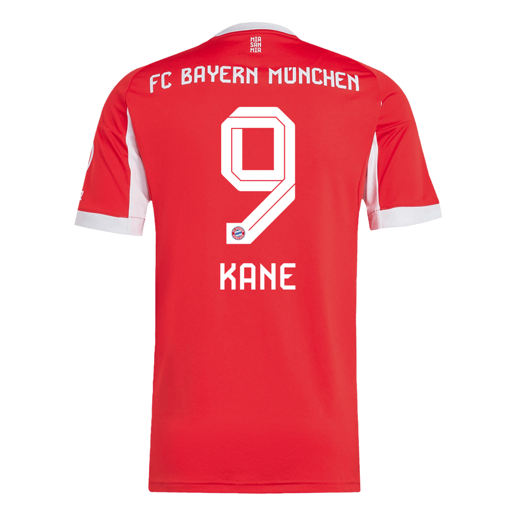 KANE #9 Bayern Munich Home Football Shirt 2025/26 Red