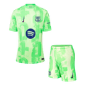 Barcelona Third Away Football Shirt Kit(Shirt+Shorts) - UCL (Spotify Logo Without Text)