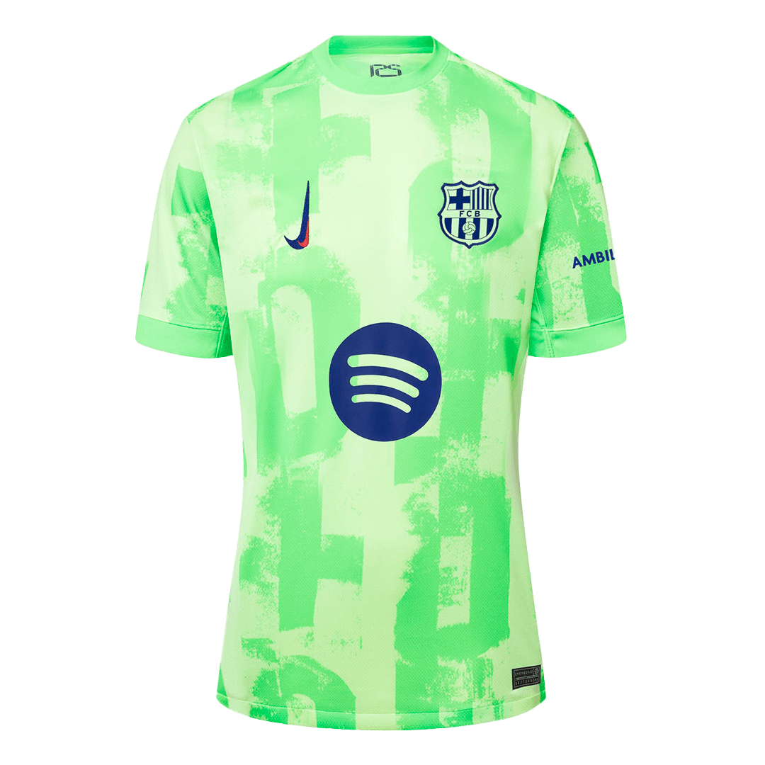 Barcelona Third Away Football Shirt Kit(Shirt+Shorts) - UCL (Spotify Logo Without Text)