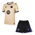 Barcelona Away Football Shirt Kit(Jersey+Shorts) 2025/26 Yellow&Black