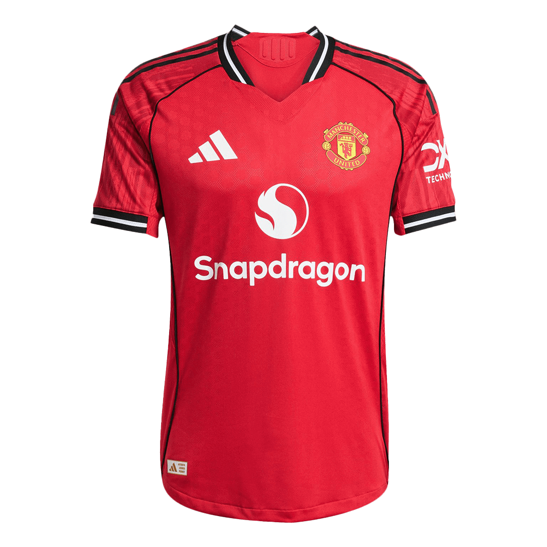 ŠEŠKO #30 Player Version Manchester United Home Football Shirt 2025/26 Red