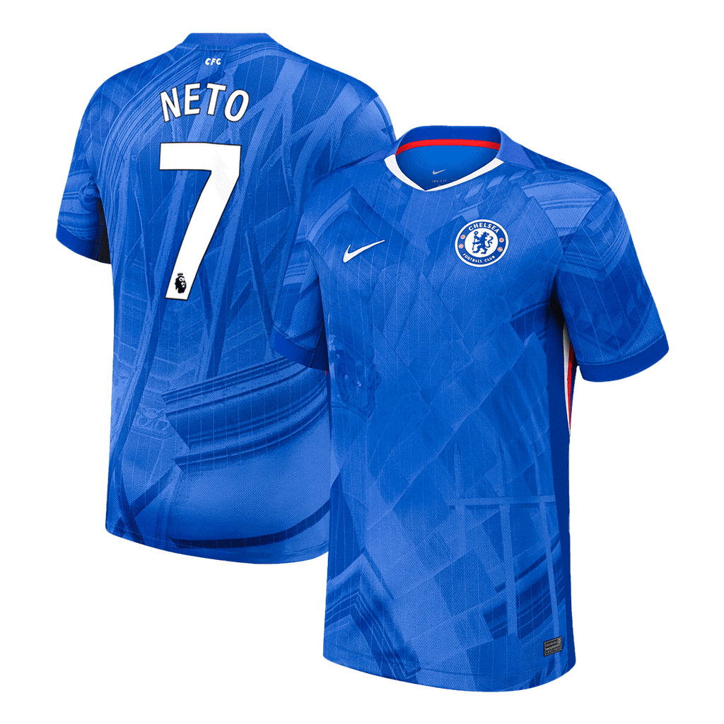 NETO #7 Chelsea Home Football Shirt 2025/26