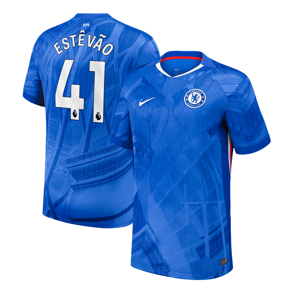 ESTÊVÃO #41 Chelsea Home Football Shirt 2025/26