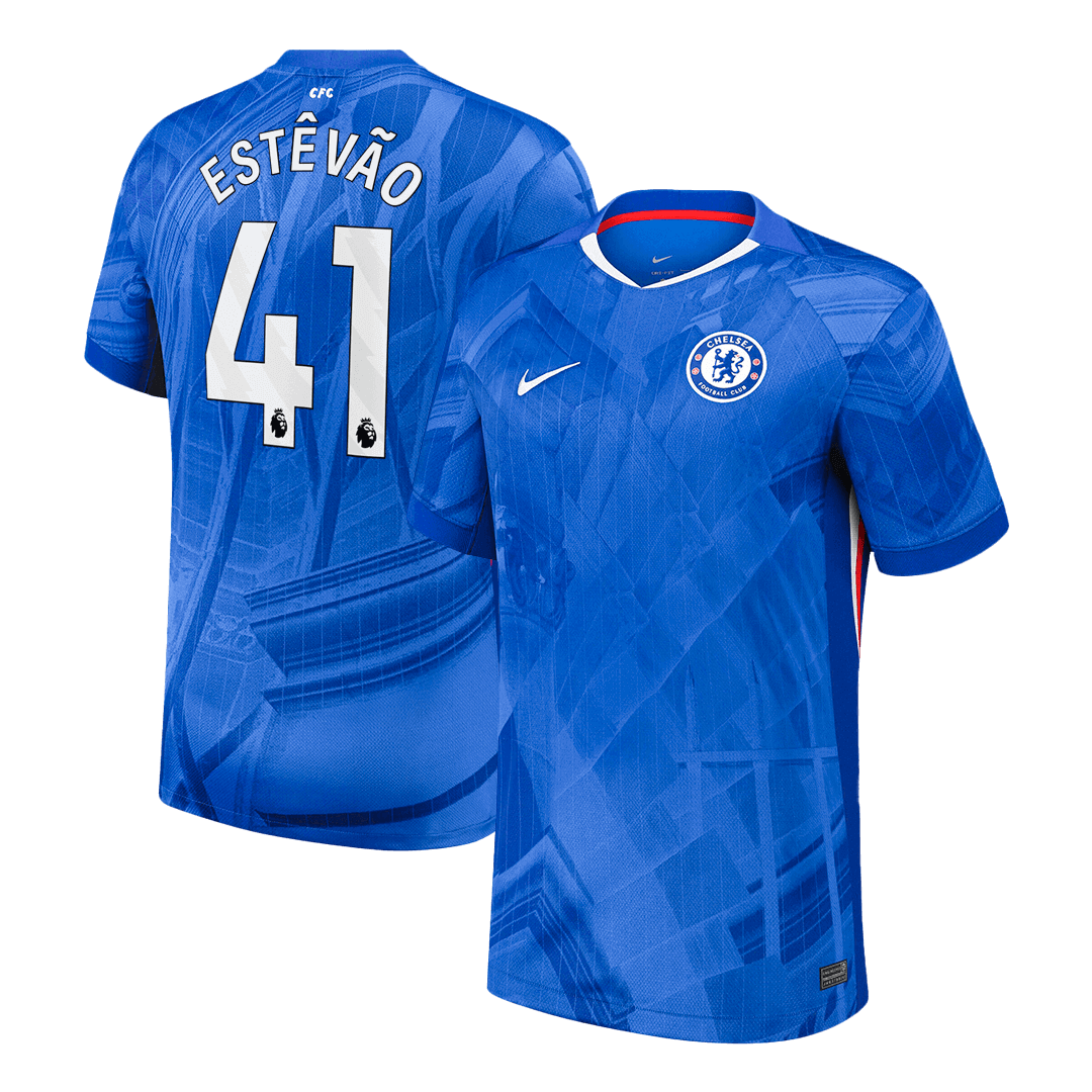 ESTÊVÃO #41 Chelsea Home Football Shirt 2025/26