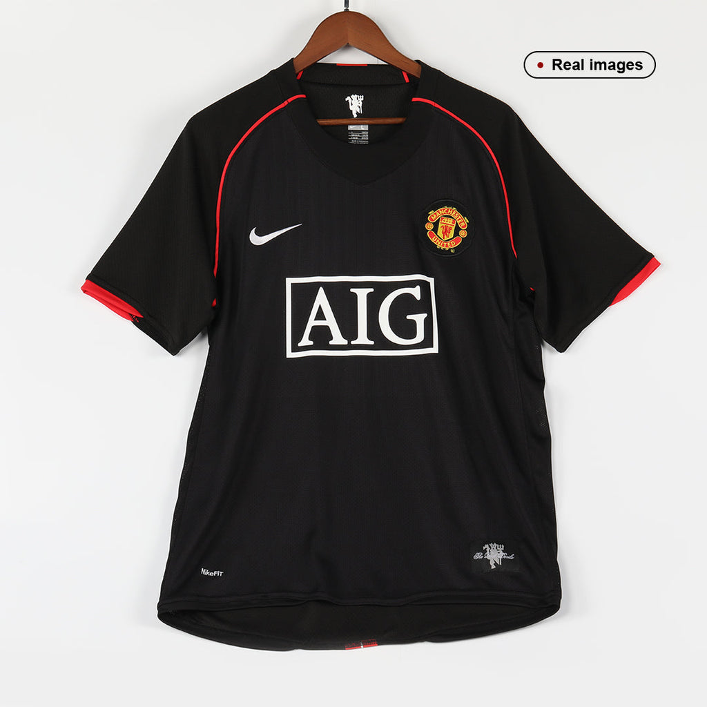 Retro 2007/08 Manchester United Away Football Shirt