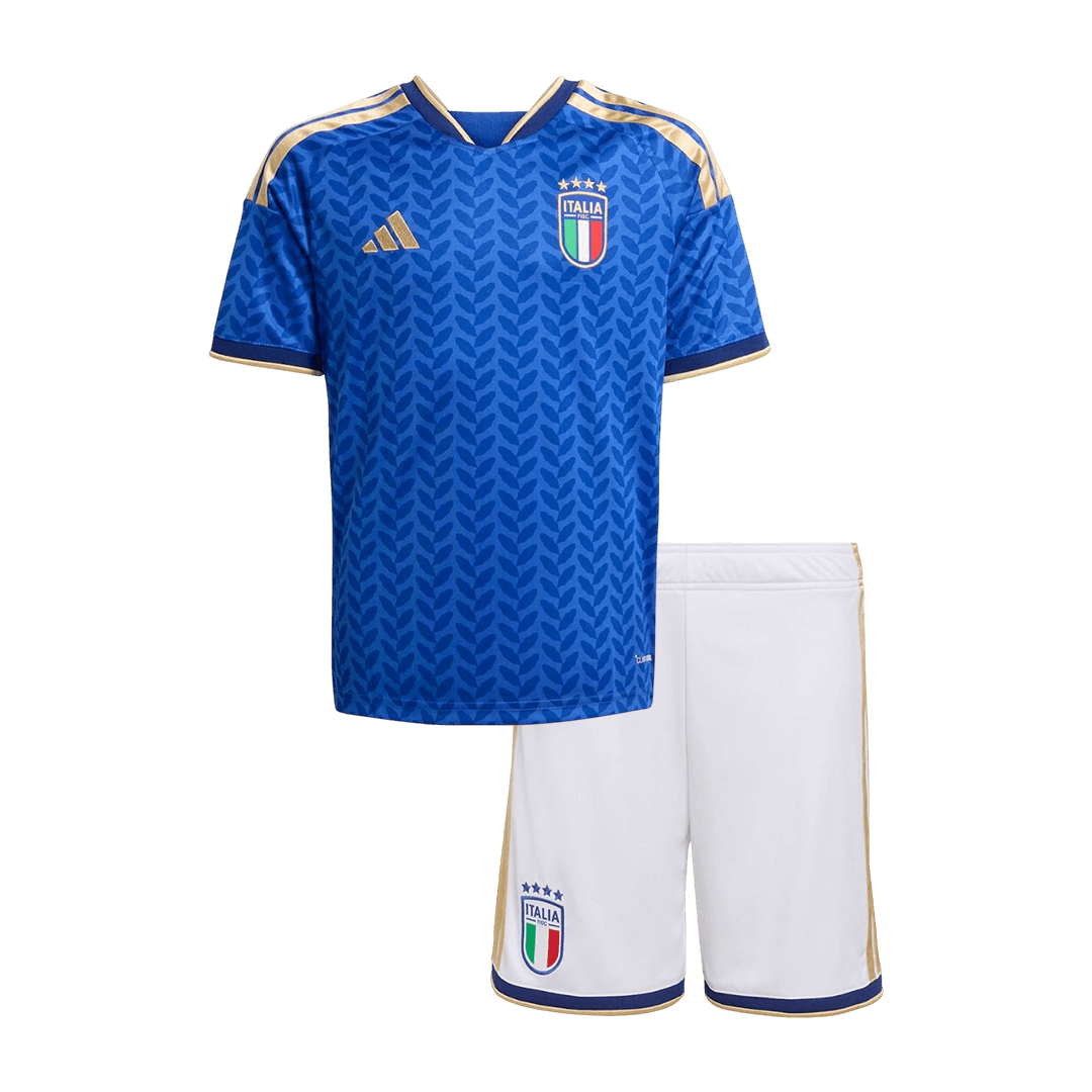 Kid's Italy Home Football Shirt Kit(Jersey+Shorts) 2025/26