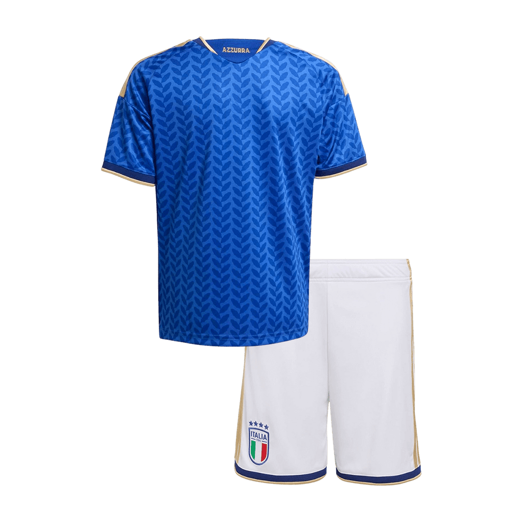 Kid's Italy Home Football Shirt Kit(Jersey+Shorts) 2025/26