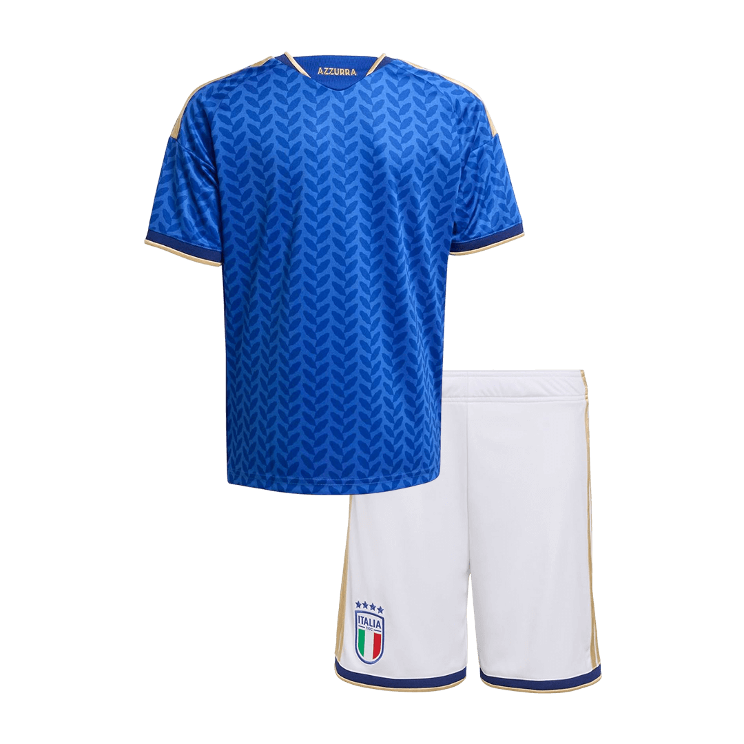 Kid's Italy Home Football Shirt Kit(Jersey+Shorts) 2025/26