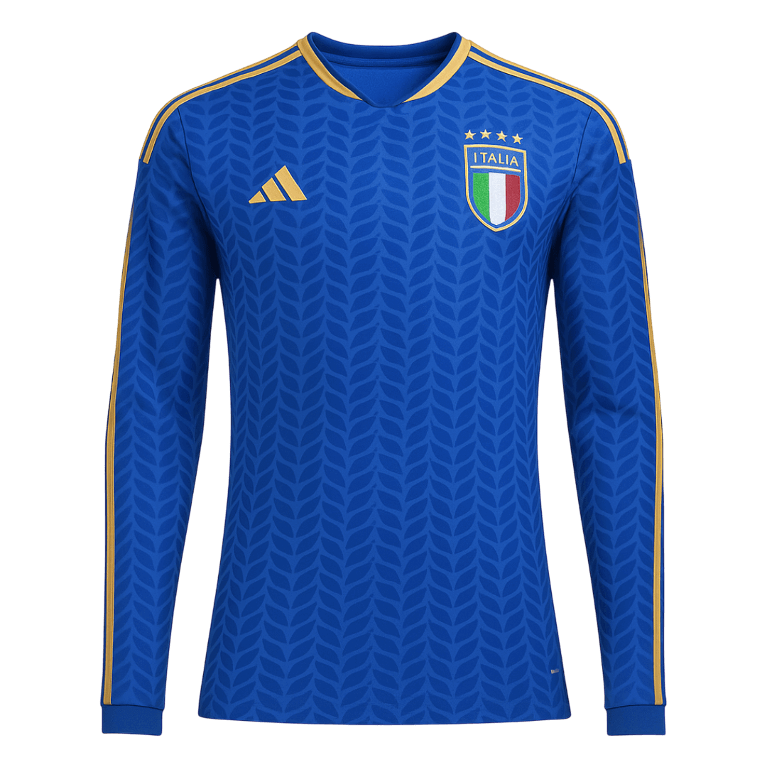 Italy Home Long Sleeve Football Shirt 2026