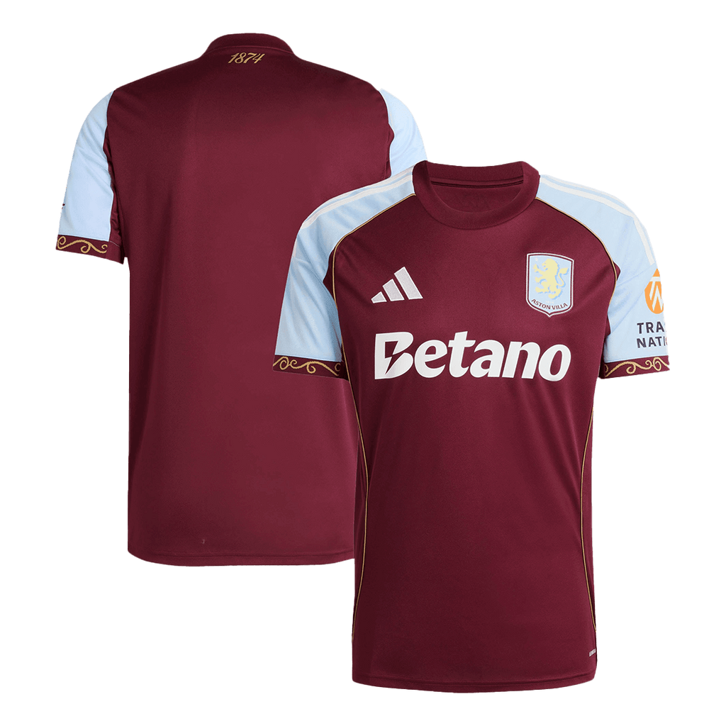 Aston Villa Home Football Shirt 25/26 Red