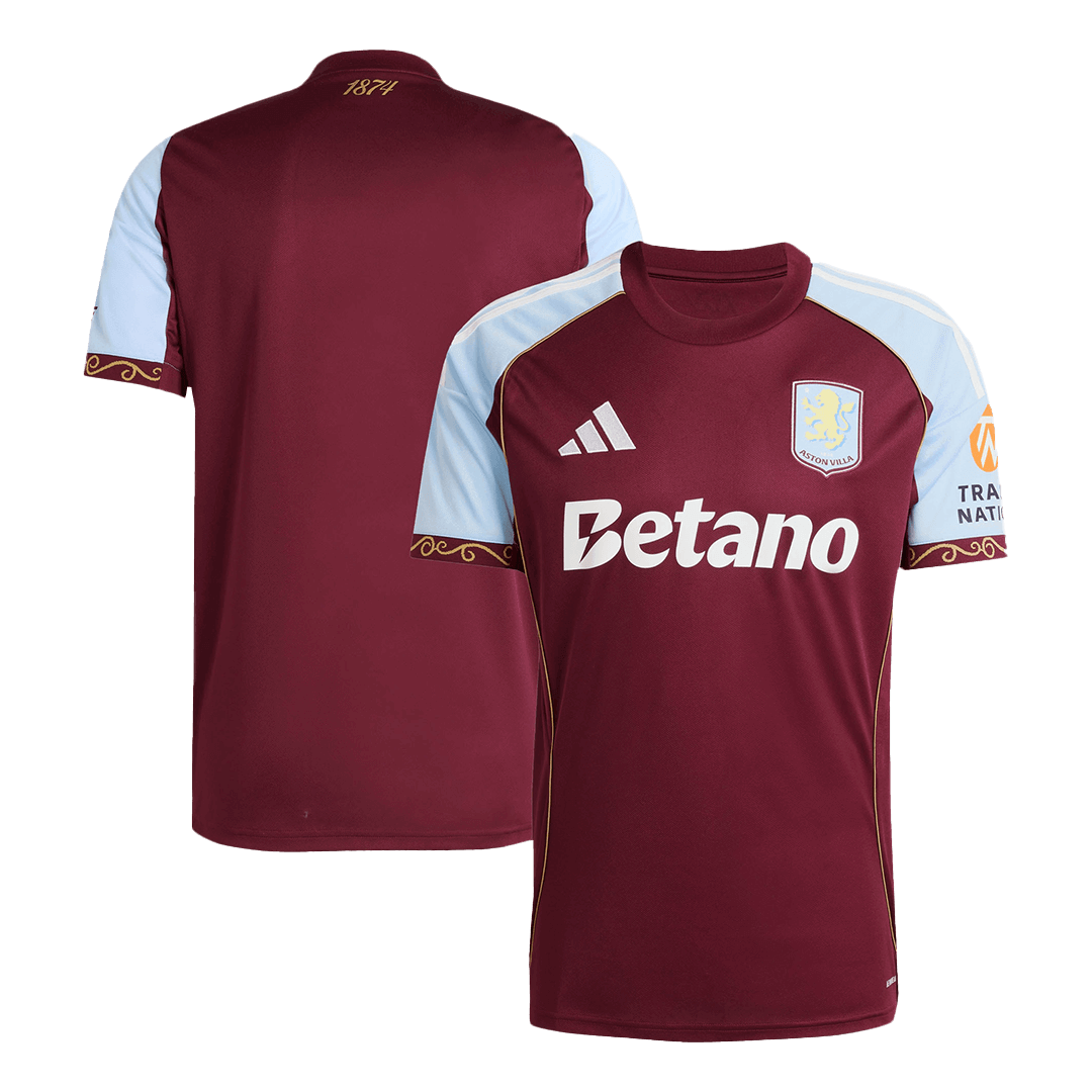 Aston Villa Home Football Shirt 25/26 Red