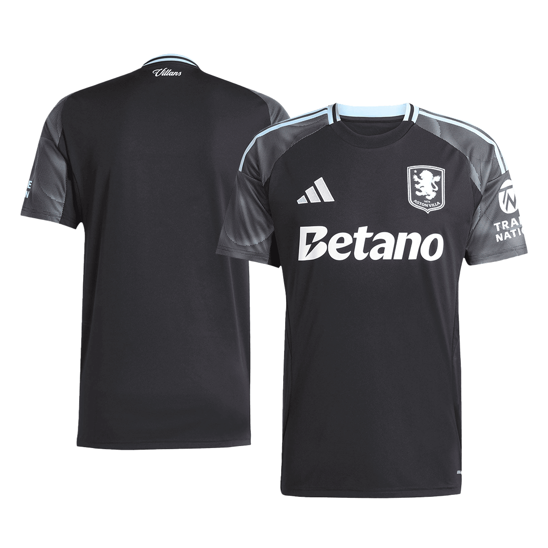 Aston Villa Away Football Shirt 25/26 Black