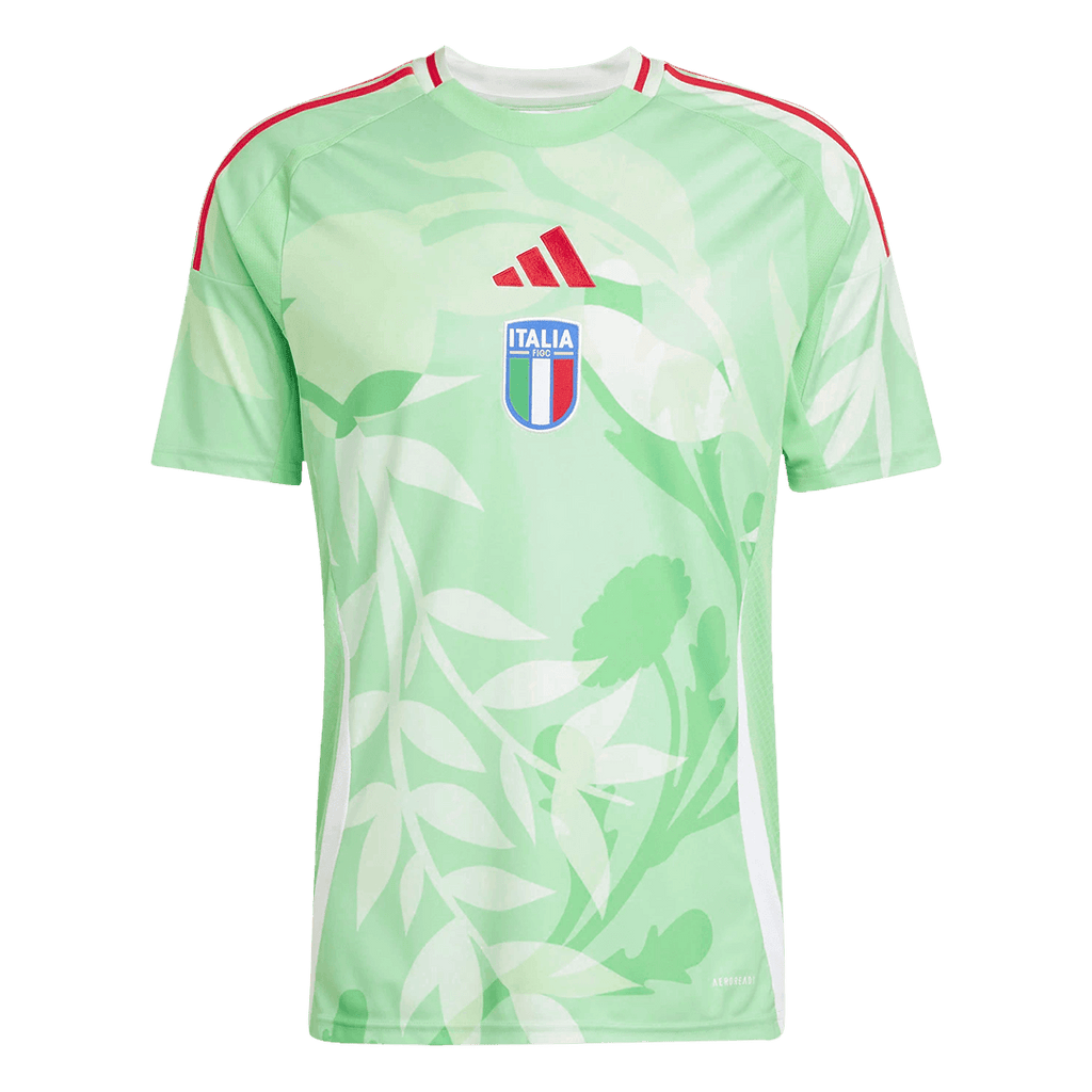 Men's Italy Away Football Shirt 2025 Green - Women's Euro