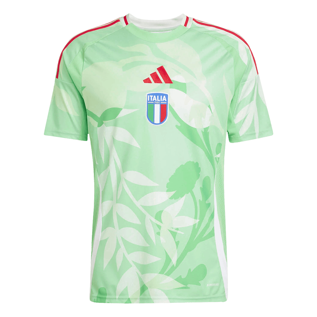 Men's Italy Away Football Shirt 2025 Green - Women's Euro
