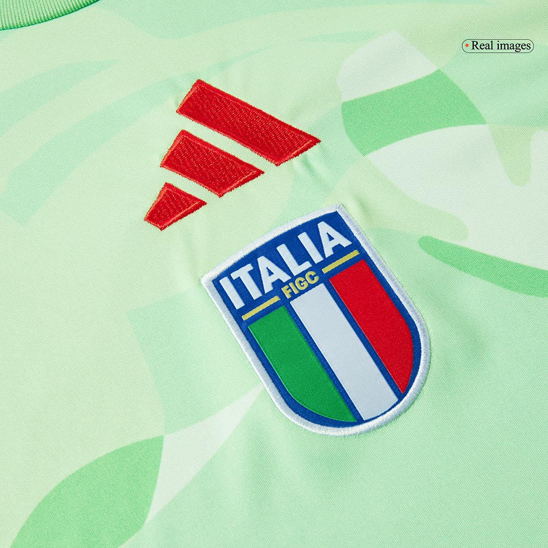 Men's Italy Away Football Shirt 2025 Green - Women's Euro