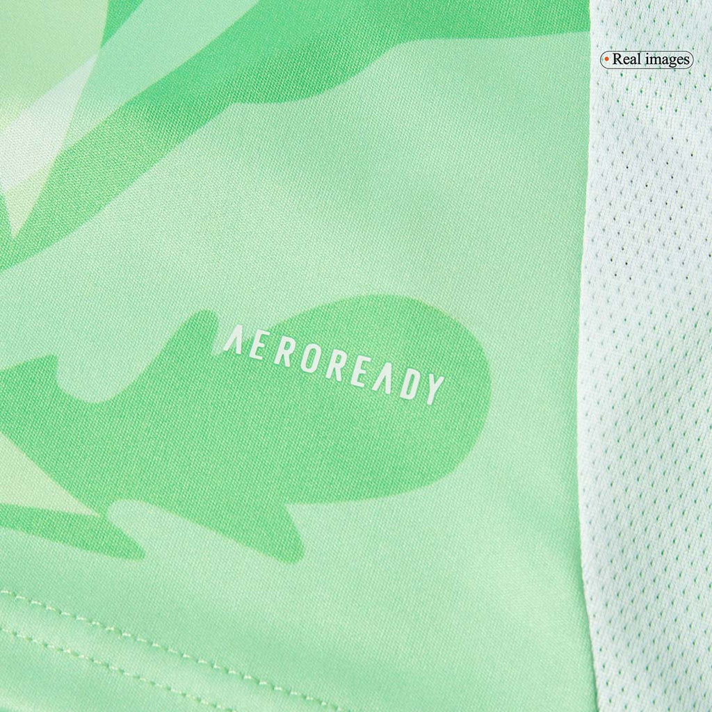 Men's Italy Away Football Shirt 2025 Green - Women's Euro
