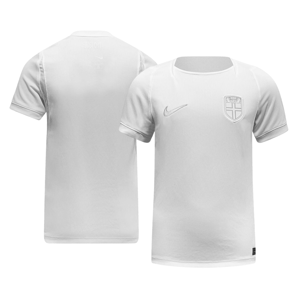 Men Fan 2026 Norway Third Soccer Jersey Short Sleeve White