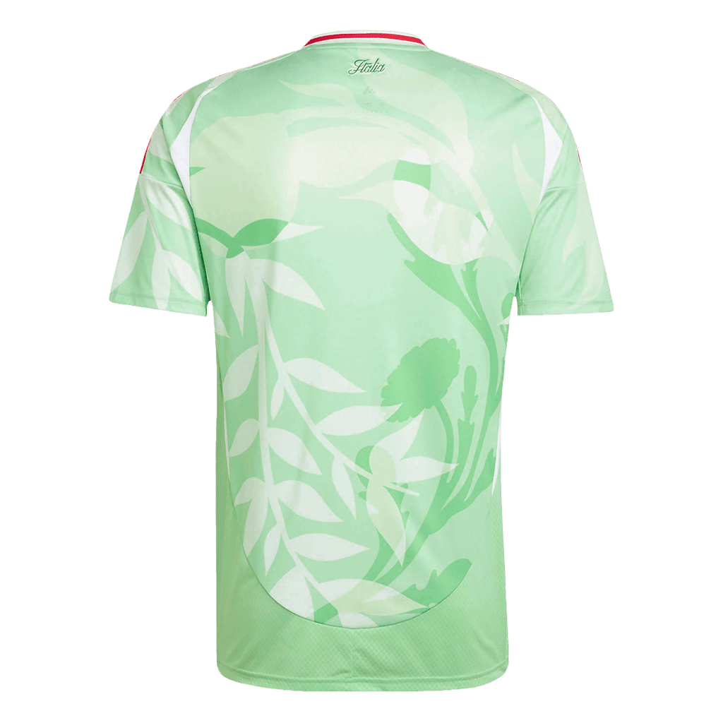 Men's Italy Away Football Shirt 2025 Green - Women's Euro