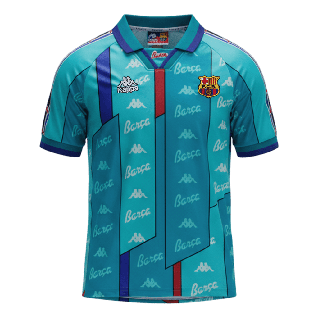 Retro 1996/97 Barcelona Away Football Shirt