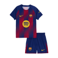 Kid's Barcelona Home Football Shirt Kit(Jersey+Shorts) 2025/26 Red&Blue
