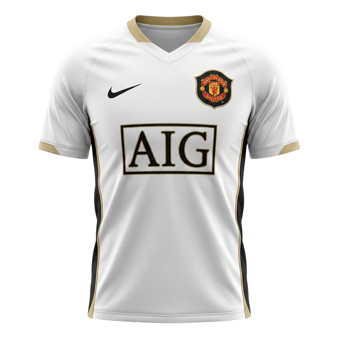 Retro 2006/07 Manchester United Away Football Shirt