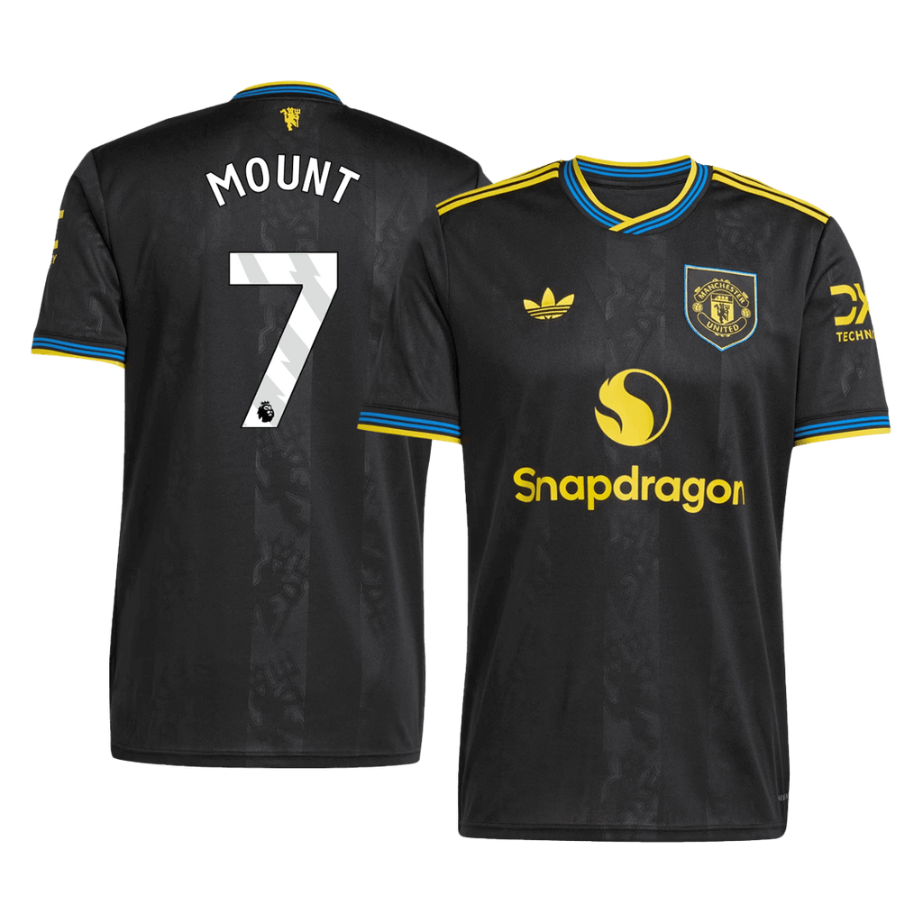 MOUNT #7 Manchester United Third Away Football Shirt 2025/26