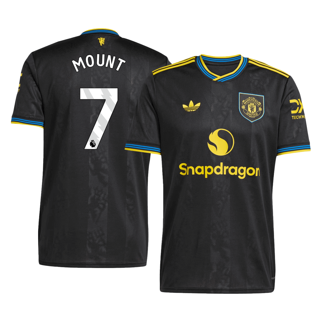 MOUNT #7 Manchester United Third Away Football Shirt 2025/26